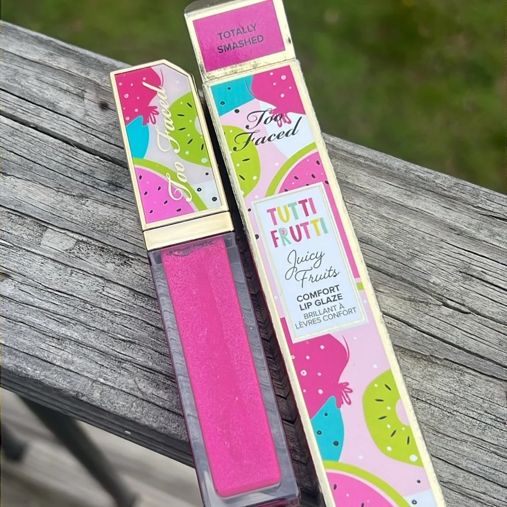 🌙♣️Too Faced Totally Smashed Tutti Frutti Comfort Lip Glaze